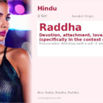Raddha Name Meaning and Details