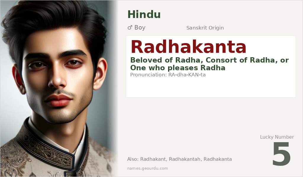 Radhakanta Name Meaning and Details