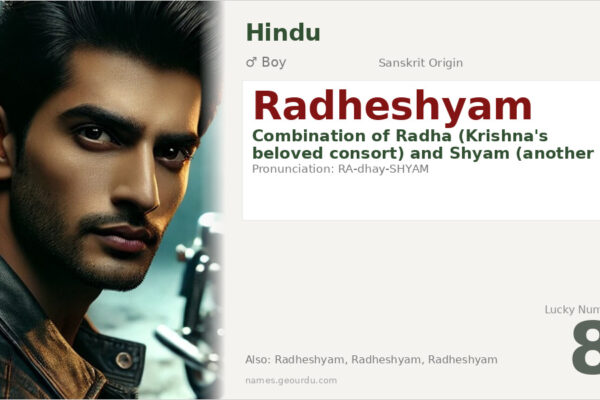 Radheshyam Name Meaning — Sanskrit Origin, Boy Name & Krishna Connection (2025)