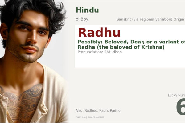 Radhu Name Meaning — Origin, Gender & Details (2025)
