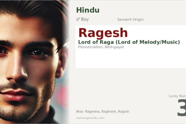 Ragesh Name Meaning — Sanskrit Origin, Boy Name & Details (2025)