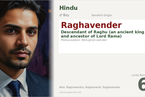 Raghavender Name Meaning — Sanskrit Origin, Boy Name & Details (2025)