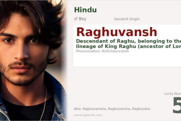 Raghuvansh Name Meaning — Sanskrit Origin, Boy Name & Details (2025)