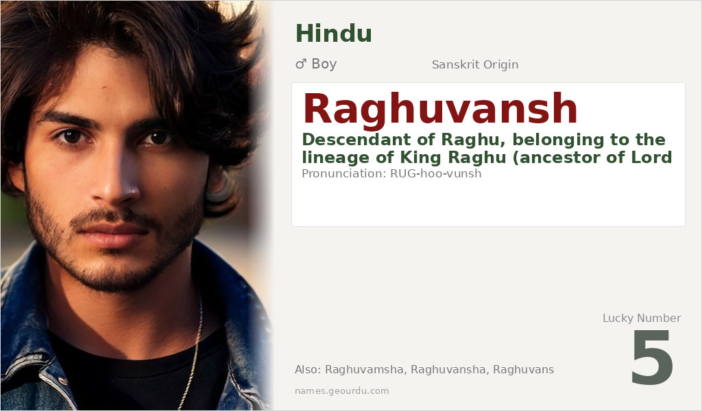 Raghuvansh Name Meaning and Details