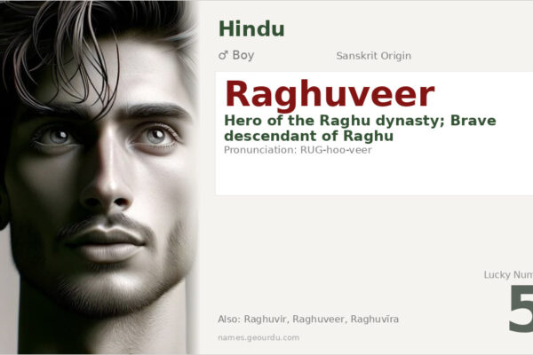 Raghuveer Meaning — Sanskrit Origin, Boy Name & Details (2025)