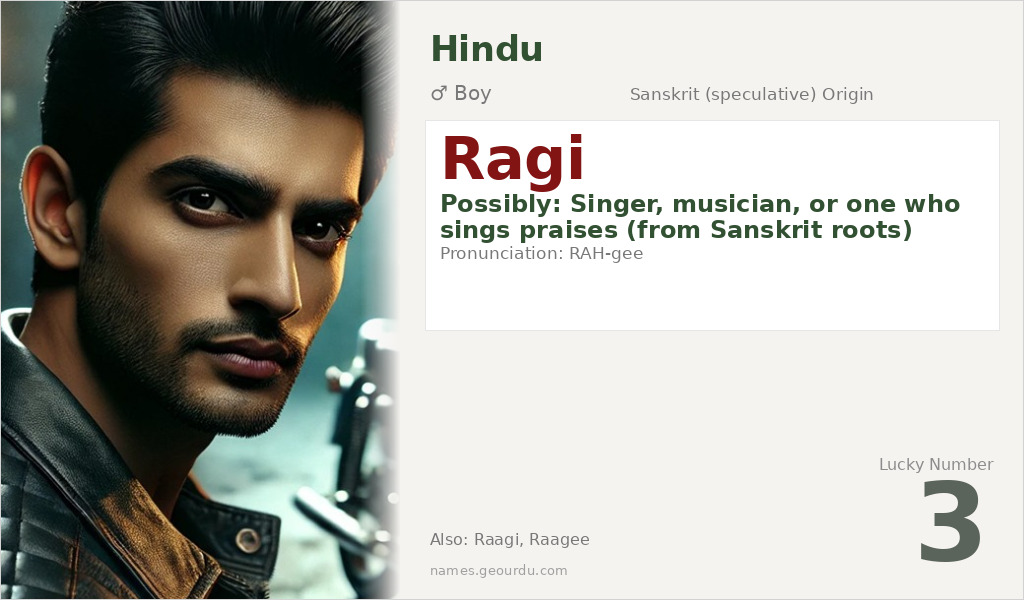Ragi Name Meaning and Details