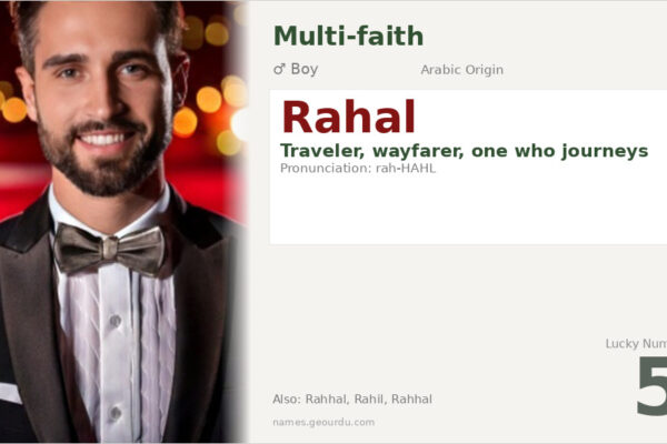 Rahal Name Meaning — Arabic Origin, Boy Name & Details (2025)