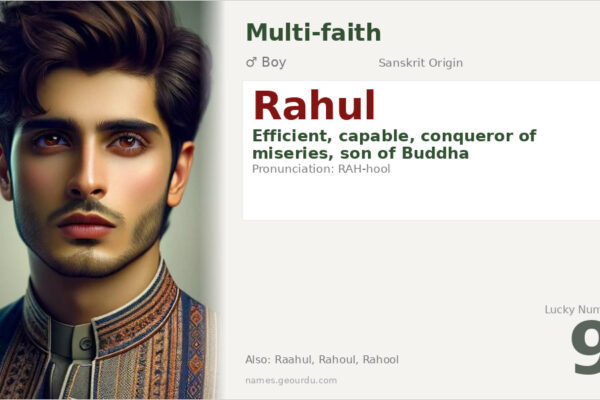 Rahul Name Meaning — Sanskrit Origin, Buddhist Significance & Details (2025)