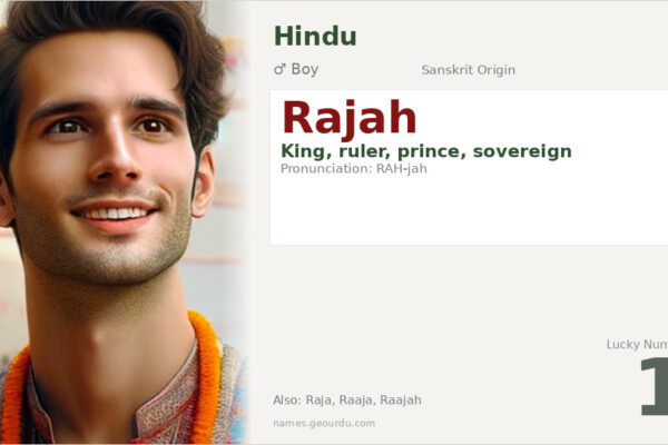 Rajah Name Meaning — Sanskrit Origin, Boy Name & Royal Significance (2025)
