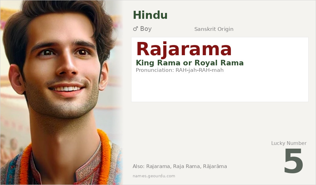 Rajarama Name Meaning and Details