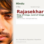 Rajasekhar Name Meaning and Details