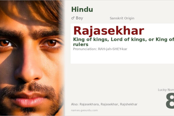 Rajasekhar Name Meaning — Sanskrit Origin, Boy Name & Details (2025)