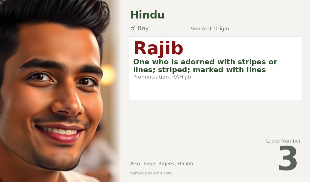 Rajib Name Meaning and Details