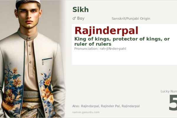 Rajinderpal Name Meaning — Origin, Gender & Details (2025)