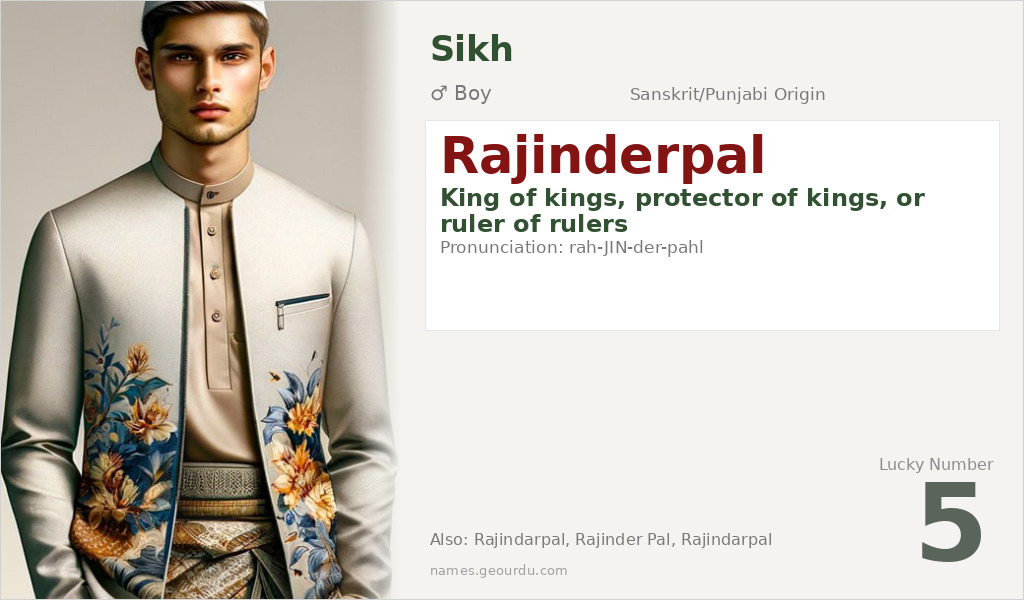 Rajinderpal Name Meaning and Details