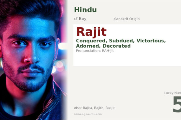 Rajit Name Meaning — Sanskrit Origin, Boy Hindu Name & Details (2025)