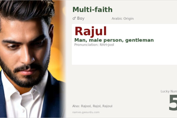 Rajul Name Meaning — Arabic Origin, Boy Name & Cultural Significance (2025)