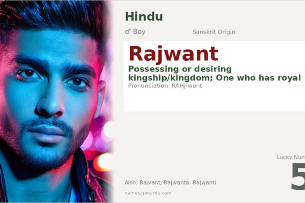 Rajwant Name Meaning — Sanskrit Origin, Boy Name & Details (2025)