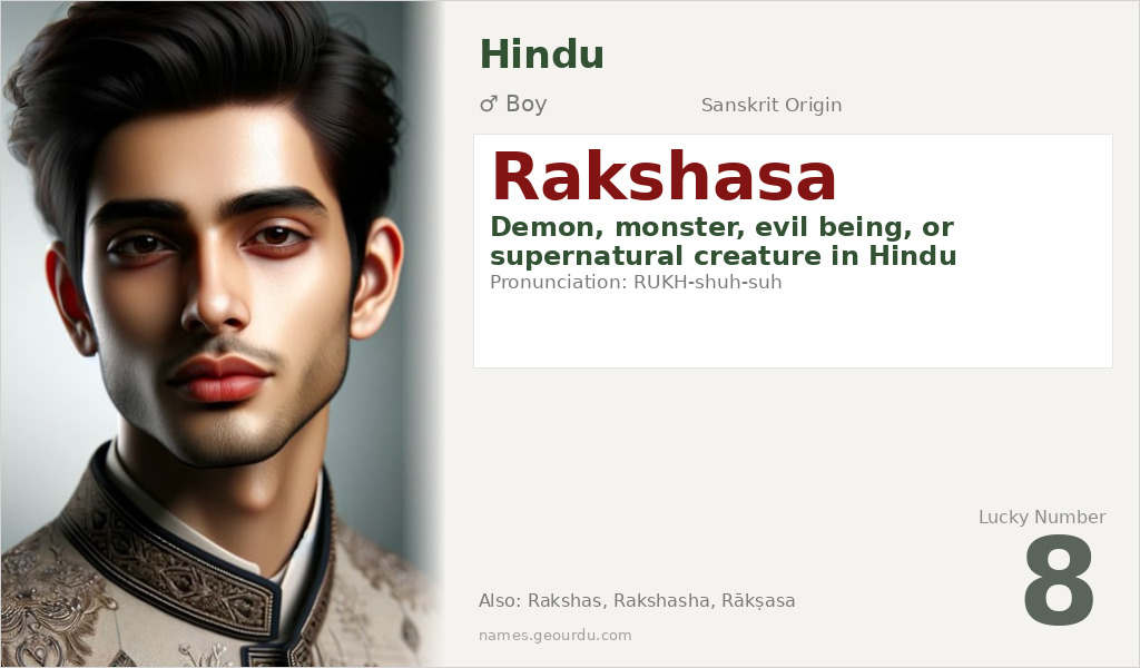 Rakshasa Name Meaning and Details