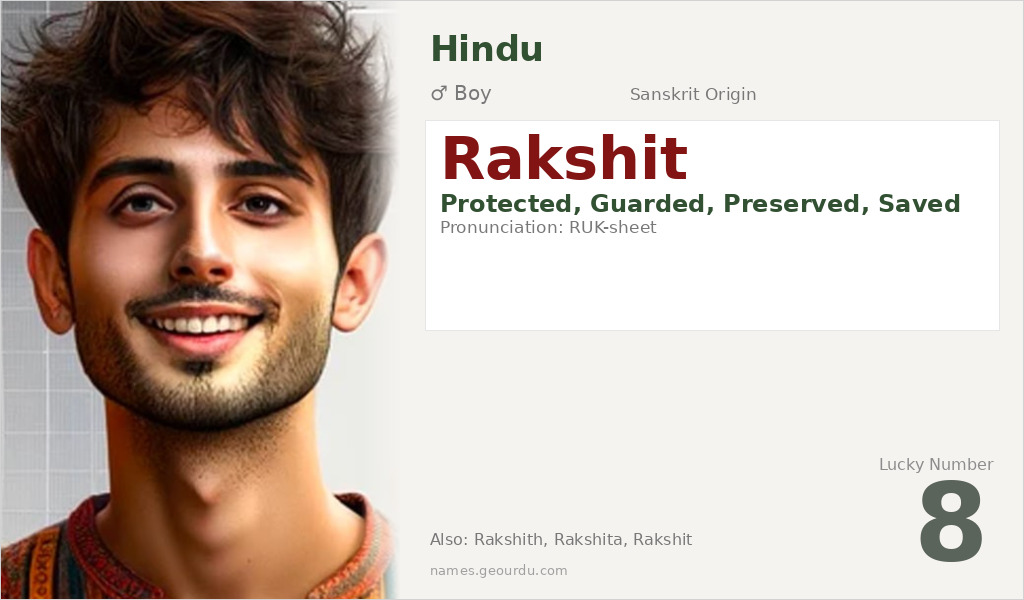 Rakshit Name Meaning and Details