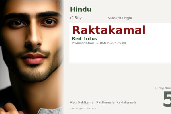 Raktakamal Meaning — Sanskrit Origin, Boy Name & Details (2025)