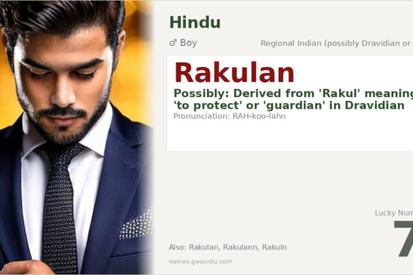 Rakulan Name Meaning — Origin, Gender & Details (2025)
