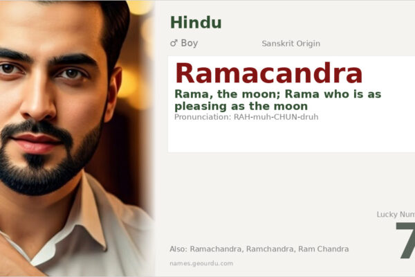 Ramacandra Meaning — Sanskrit Origin, Boy Name & Details (2025)