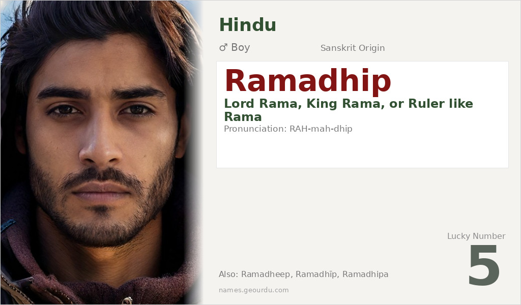Ramadhip Name Meaning and Details
