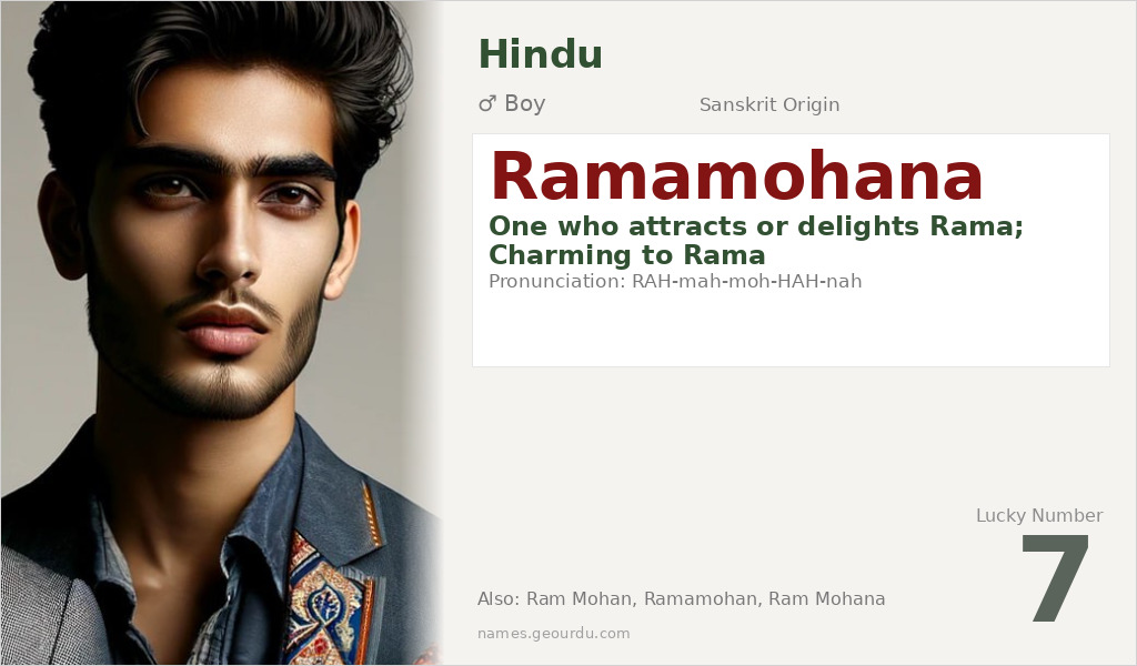 Ramamohana Name Meaning and Details