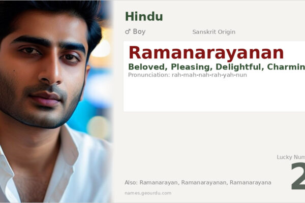 Ramanarayanan Name Meaning — Sanskrit Origin, Boy Hindu Name & Details (2025)