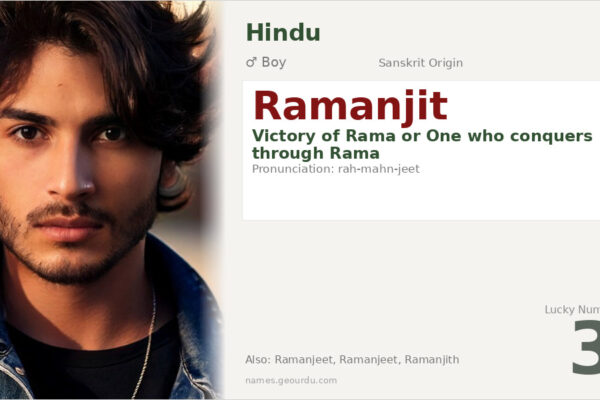 Ramanjit Name Meaning — Sanskrit Origin, Hindu Boy Name & Details (2025)
