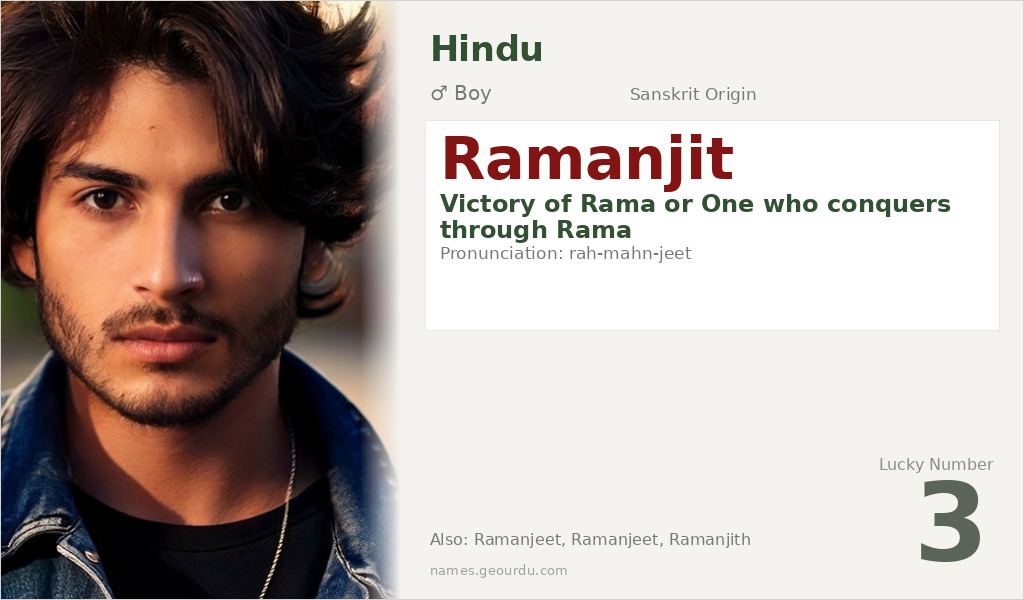 Ramanjit Name Meaning and Details