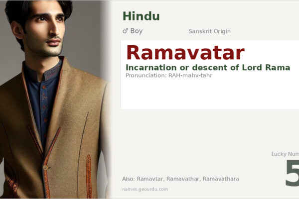 Ramavatar Meaning — Sanskrit Origin, Hindu Boy Name & Details (2025)