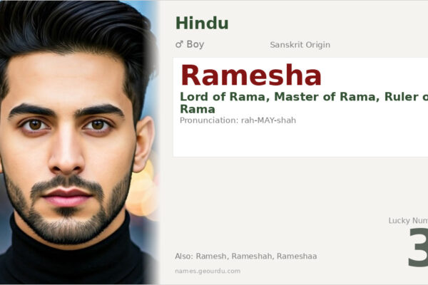 Ramesha Name Meaning — Sanskrit Origin, Boy Name & Details (2025)
