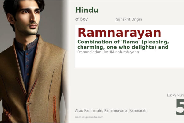 Ramnarayan Meaning — Sanskrit Origin, Boy Name & Details (2025)