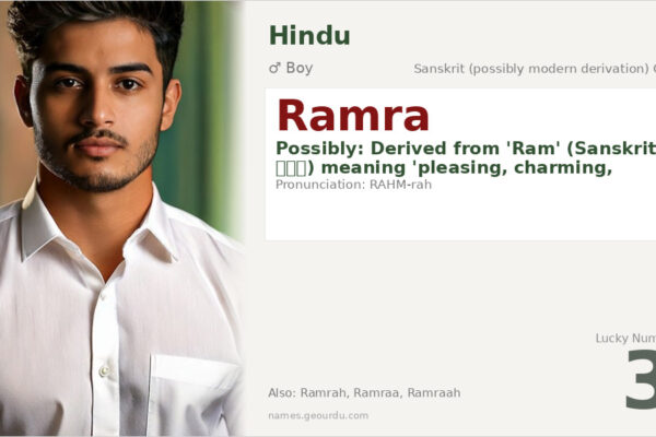 Ramra Name Meaning — Origin, Gender & Details (2025)