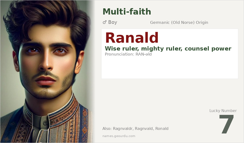 Ranald Name Meaning and Details