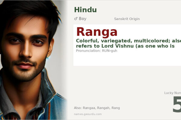 Ranga Name Meaning — Sanskrit Origin, Hindu Boy Name & Details (2025)
