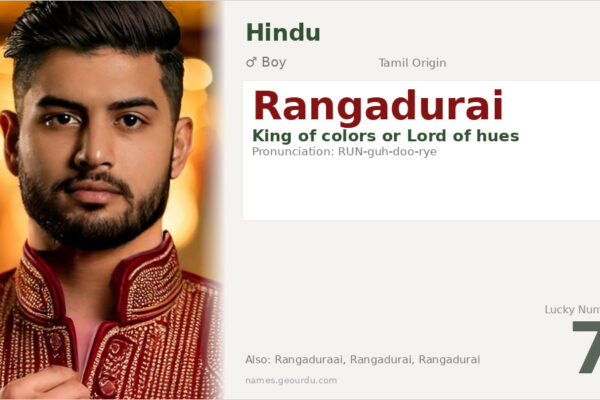 Rangadurai Meaning — Tamil Origin, Boy Name & Details (2025)