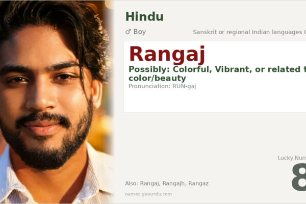 Rangaj Meaning — Origin, Gender & Details (2025)
