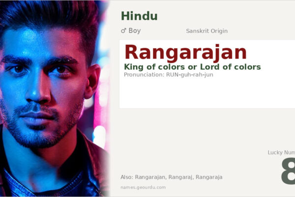 Rangarajan Meaning — Sanskrit Origin, Boy Name & Details (2025)