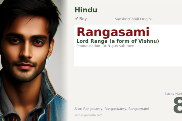 Rangasami Name Meaning — Origin, Gender & Details (2025)
