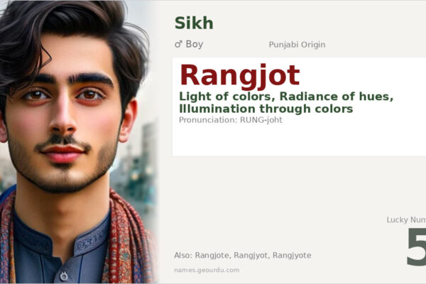 Rangjot Name Meaning — Punjabi Origin, Boy Name & Details (2025)