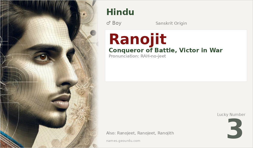Ranojit Name Meaning and Details