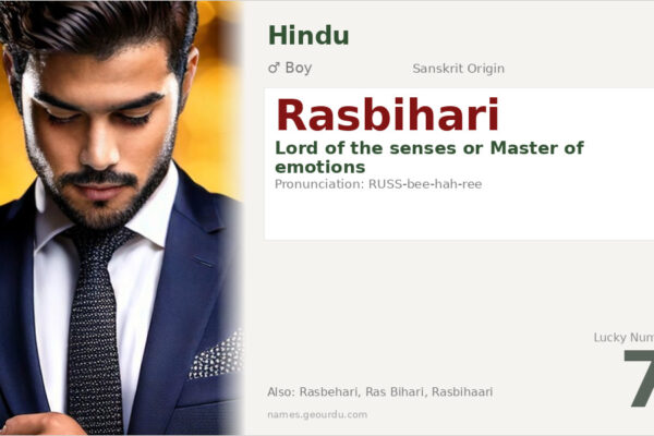Rasbihari Name Meaning — Sanskrit Origin, Boy Name & Krishna Connection (2025)