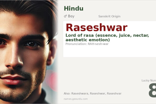 Raseshwar Meaning — Sanskrit Origin, Boy Name & Details (2025)