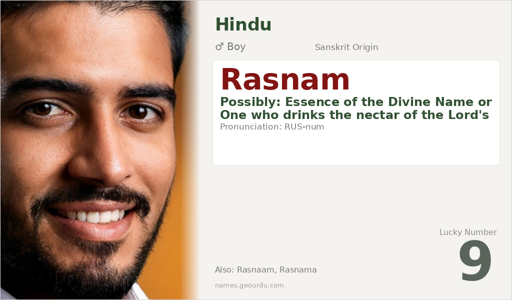 Rasnam Name Meaning and Details