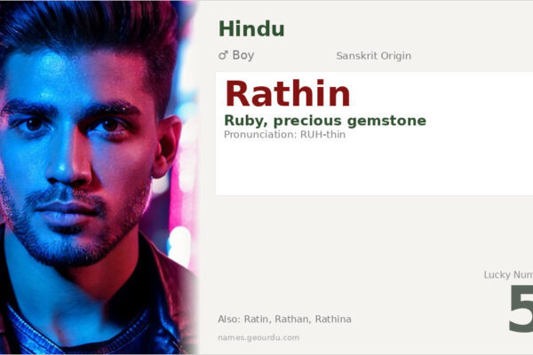 Rathin Name Meaning — Origin, Gender & Details (2025)