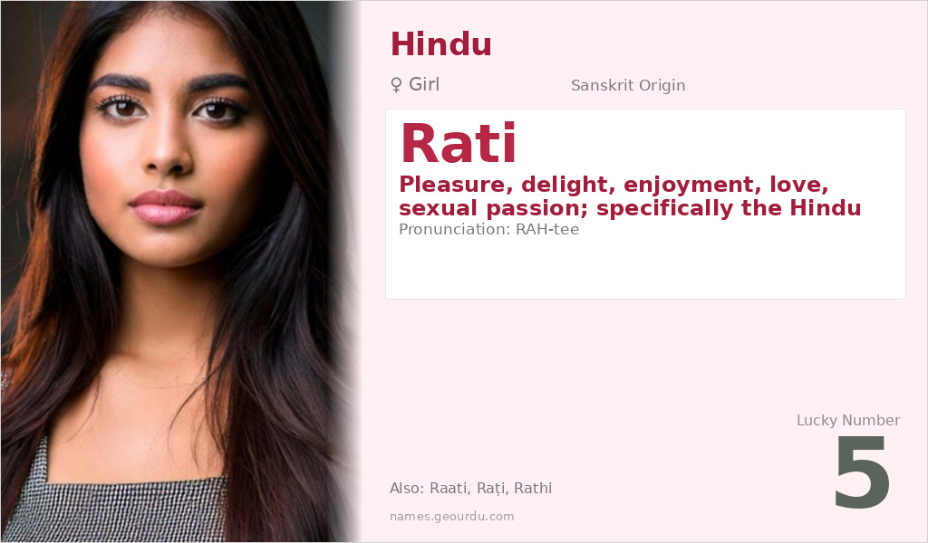 Rati Name Meaning and Details