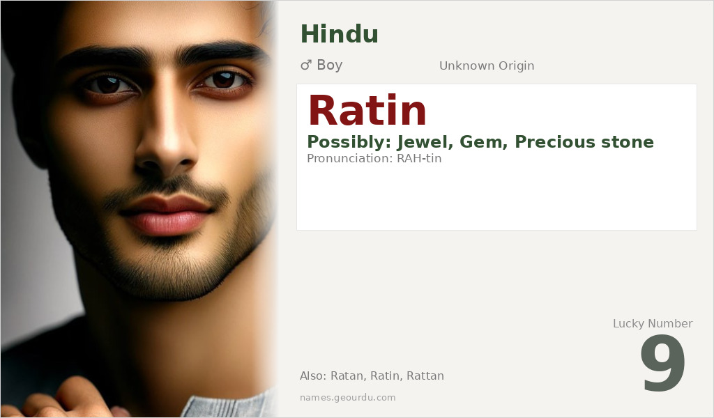 Ratin Name Meaning and Details